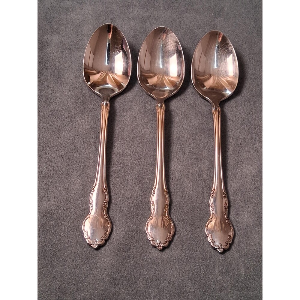 Oneida Cube Tennyson Teaspoons (3)